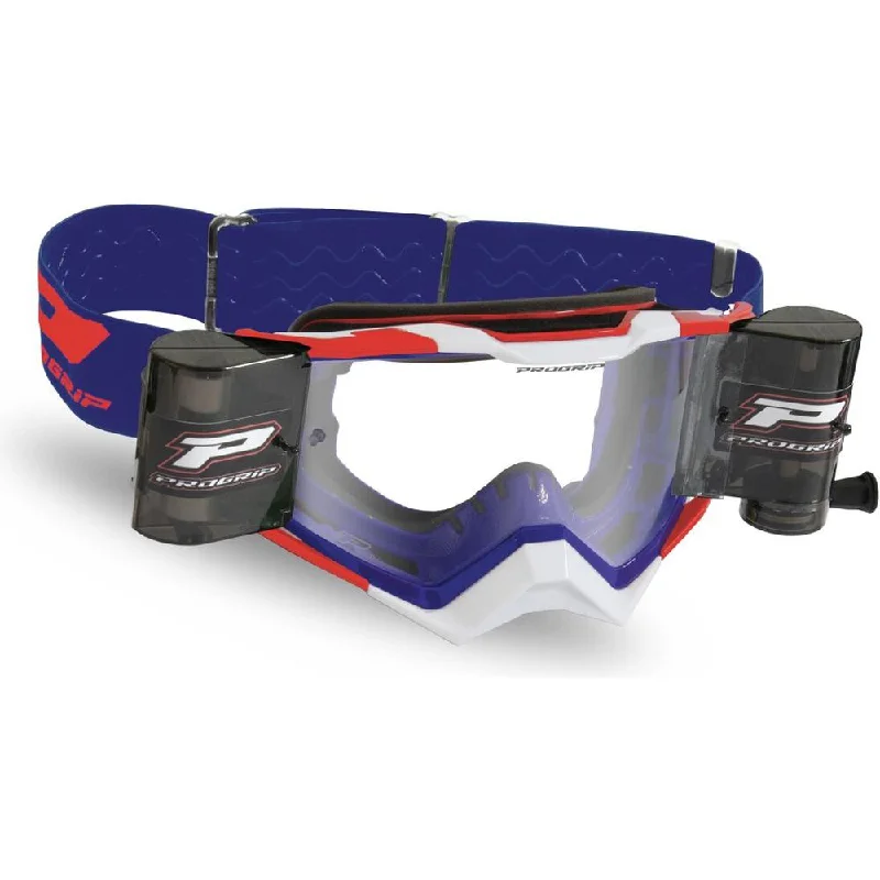 Pro Grip Rapid 3309 Goggles With Roll-Off System Dark Blue / Red / White