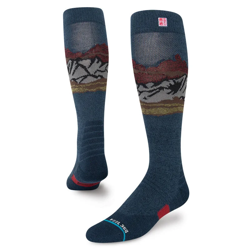 Stance Chin Valley Snow Socks-Blue