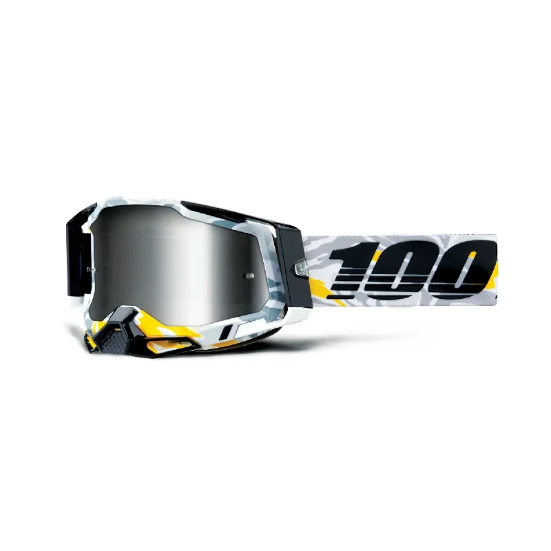 100% Racecraft 2 Goggles Korb / Mirror Silver Lens