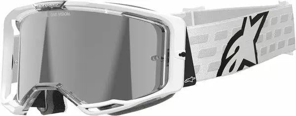 Alpinestars Vision 8 Corp Goggles White / Mirror Silver