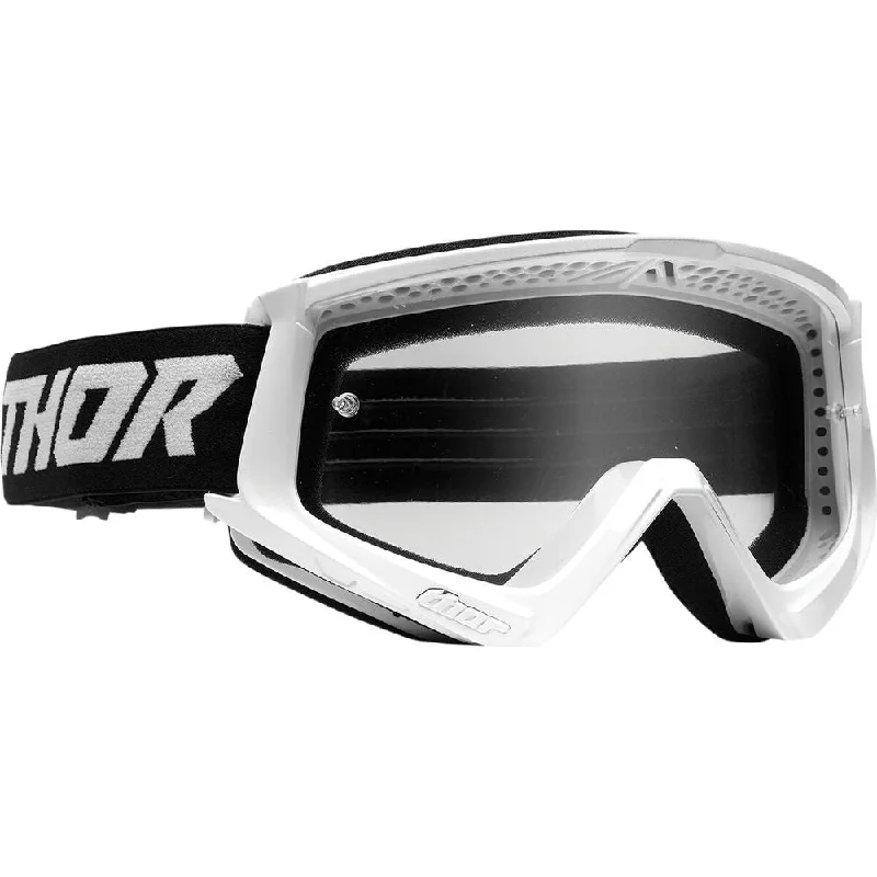 Thor Combat Racer Clear Lens Goggles White