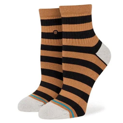 Stance Women's Anything Quarter Sock Black Brown