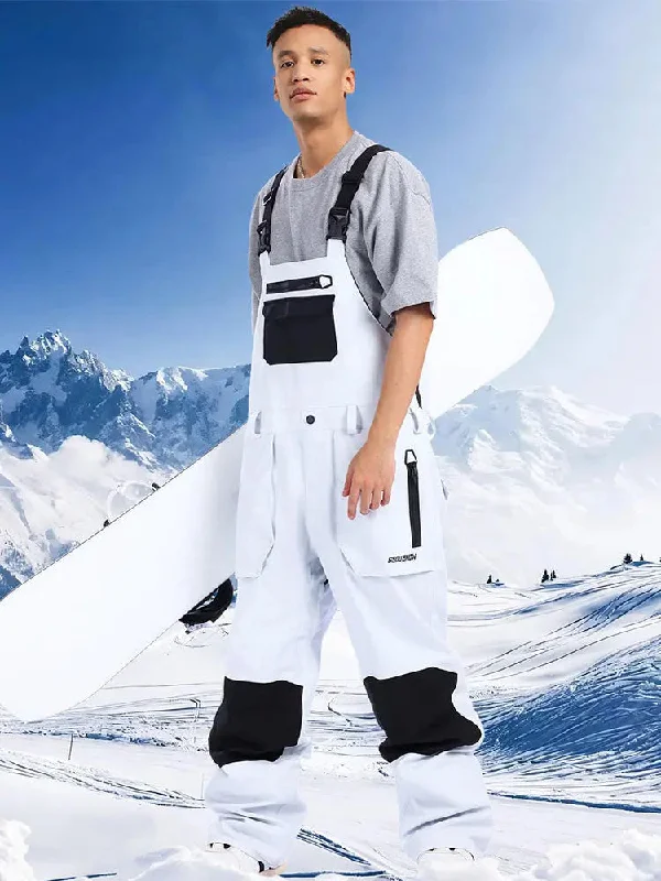 Men Ski Bibs Snowboard Pants Snow Bibs Overalls