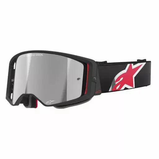 Alpinestars Supertech Corp Goggles Black / Red / Mirror Silver