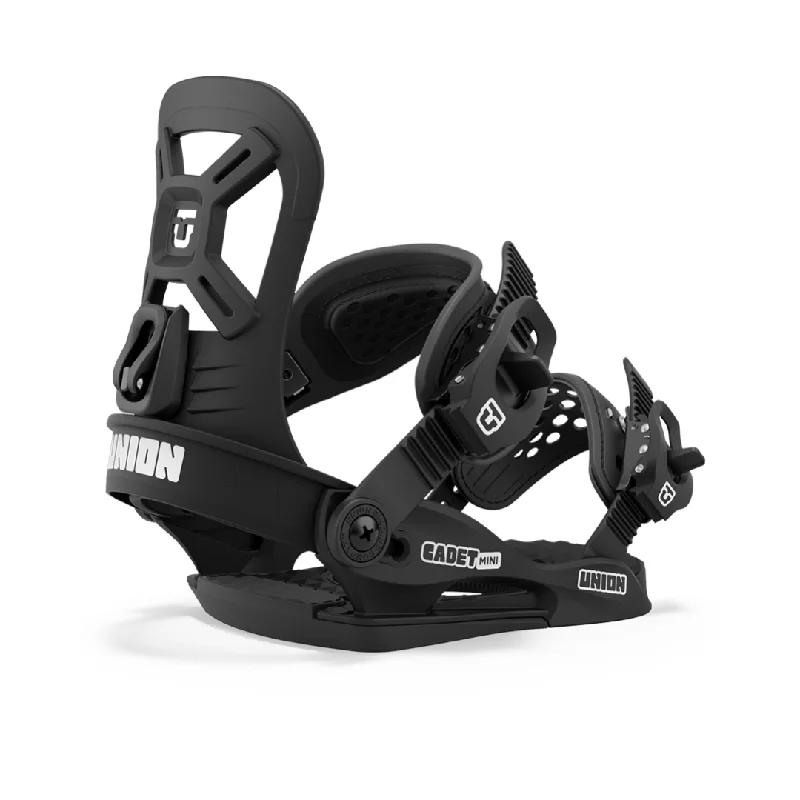 Union Cadet Mini Little Kids Snowboard Bindings 2025 - Black