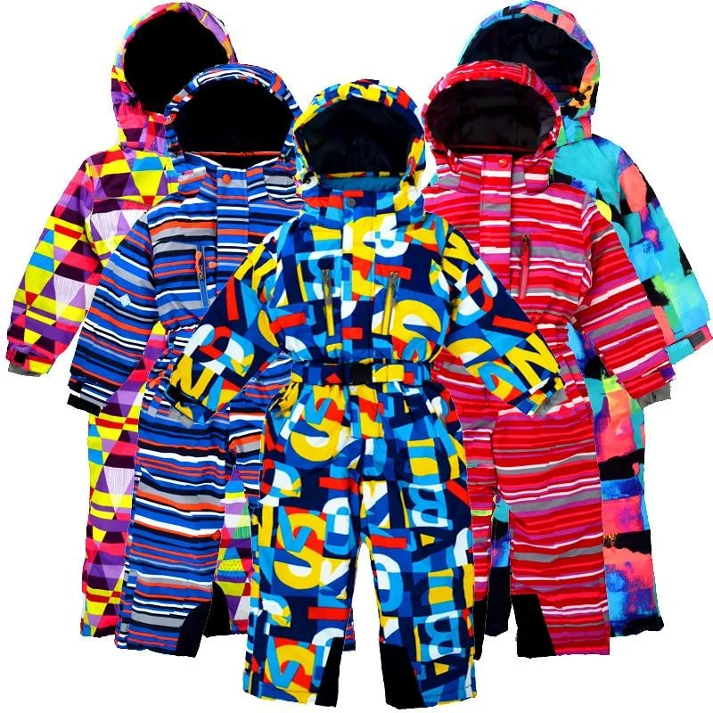 DZRZVD Warm Kids Ski Suit