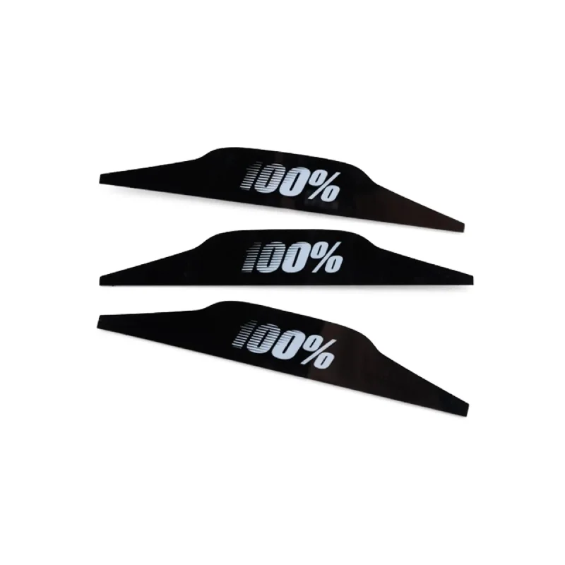 100% Speedlab Vision System (SVS) Replacement Mud Flaps Black