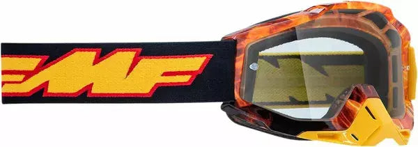 FMF Vision Youth PowerBomb Spark Goggles Yellow / Black / Clear