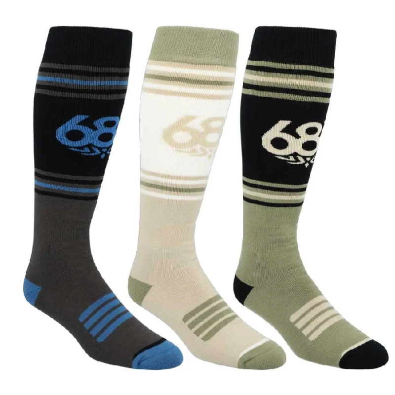 686 Mens Gameday Sock 3-Pack Dusty 2025