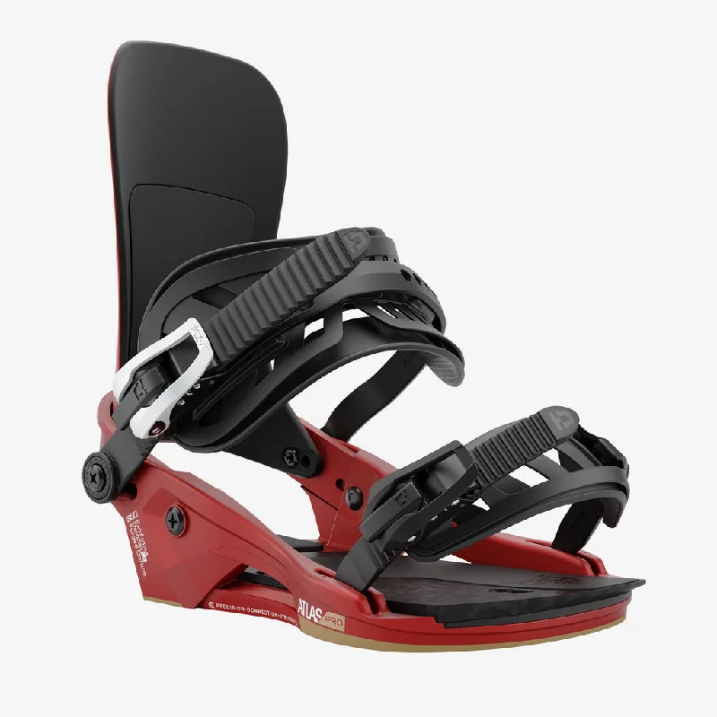 Union Atlas Pro Snowboard Bindings - Metalic Red 2025