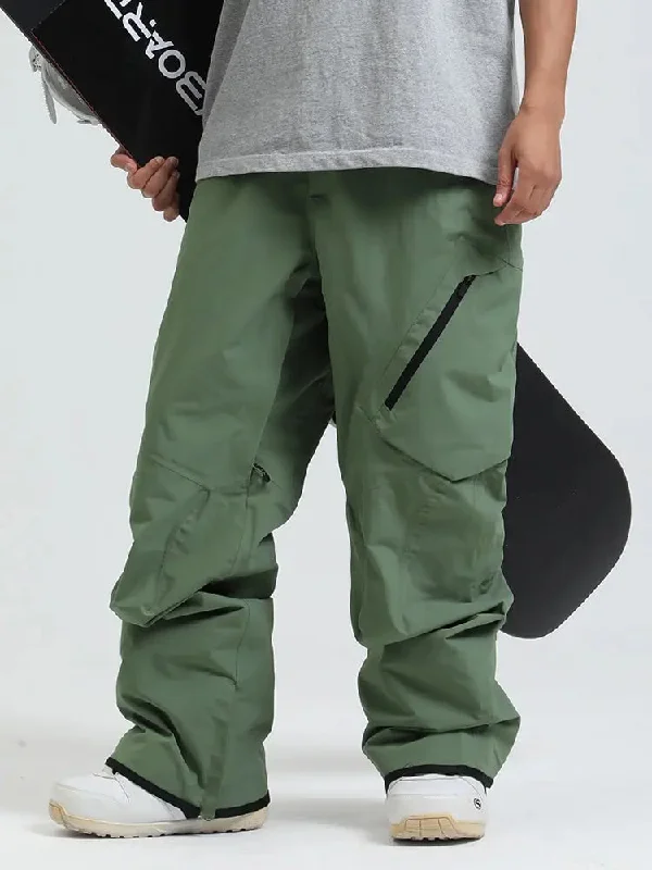 Men Winter Freestyle Cargo Snow Pants Best Snowboarding Pants