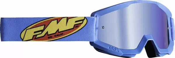 FMF Vision PowerCore Youth Core Goggles Cyan / Mirror Blue