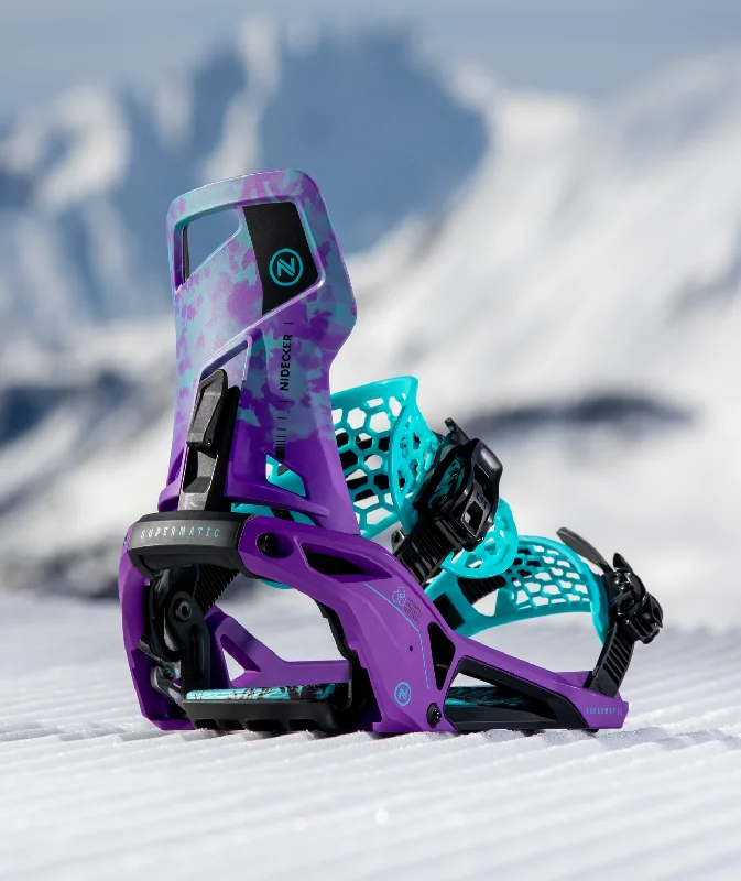 Nidecker Supermatic Snowboard Bindings 2025