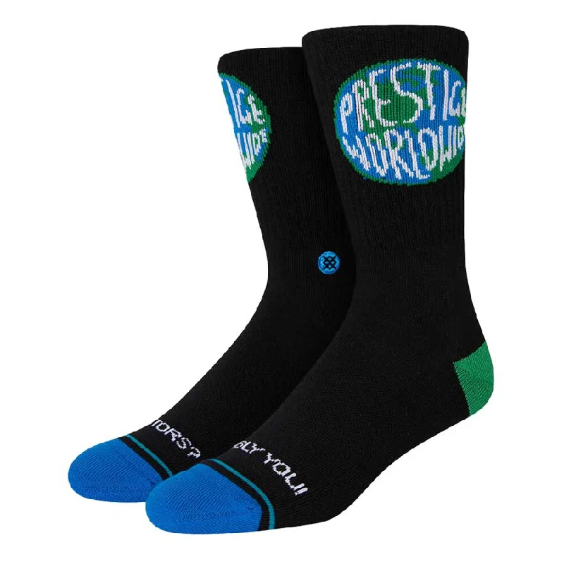 Stance Prestige World Wide Crew Sock Blue