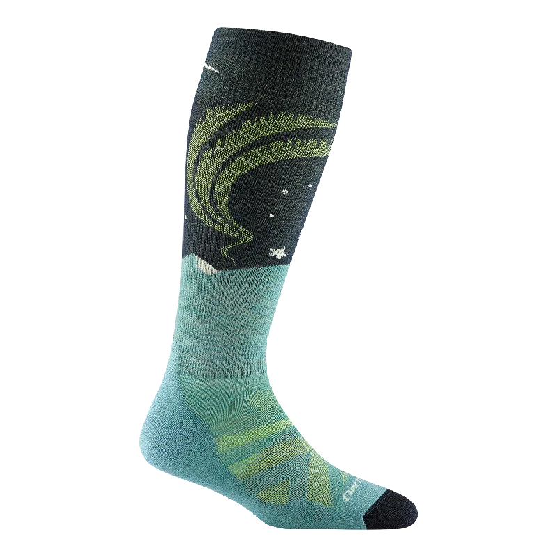 Darn Tough Women's Aurora Over-The-Calf Lightweight Ski & Snowboard Sock