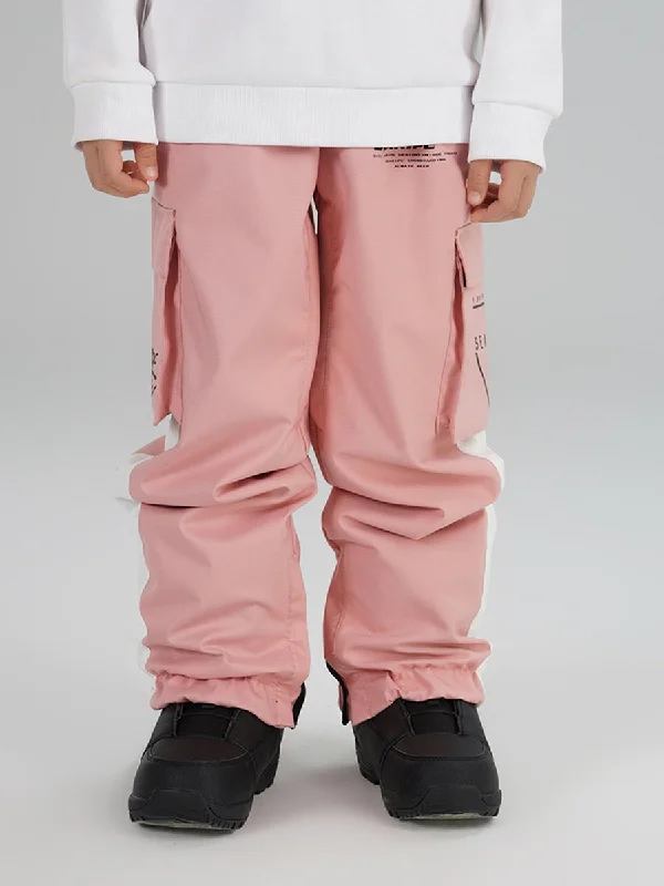 Girls Stripe Tape ski Jogger Pants