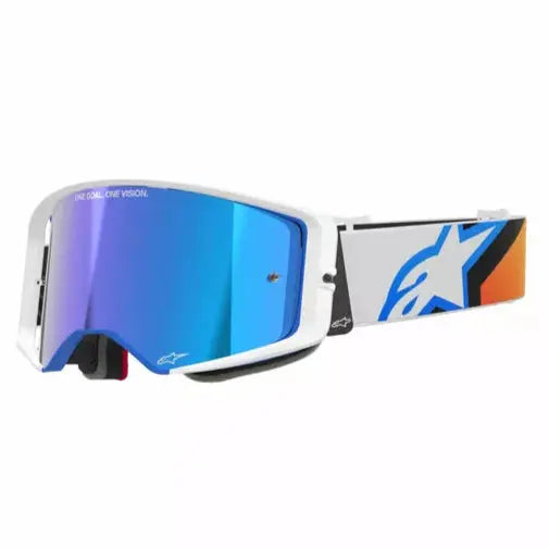 Alpinestars Supertech Corp Goggles Black / Orange / Mirror Blue