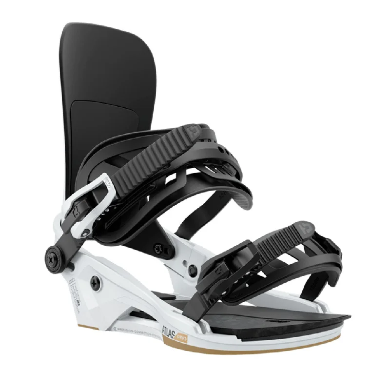 Union Atlas Pro Snowboard Bindings - Metalic White 2025