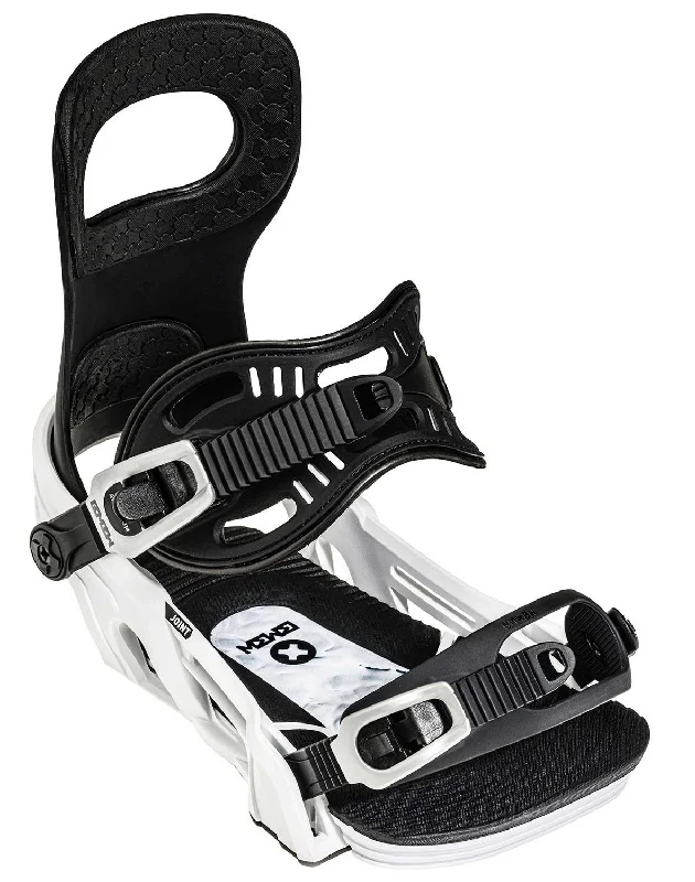 Bent Metal Joint Snowboard Bindings- White 2023