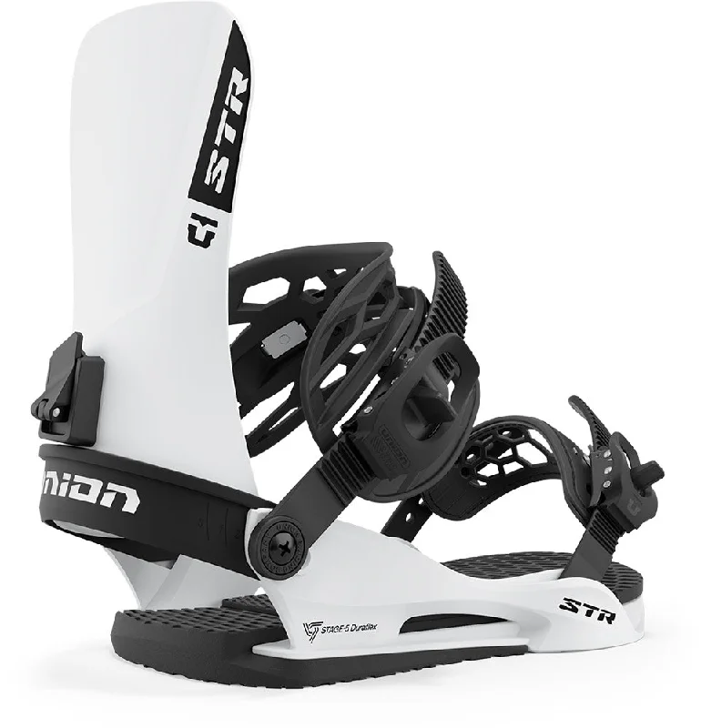 Union STR Snowboard Bindings - White 2024