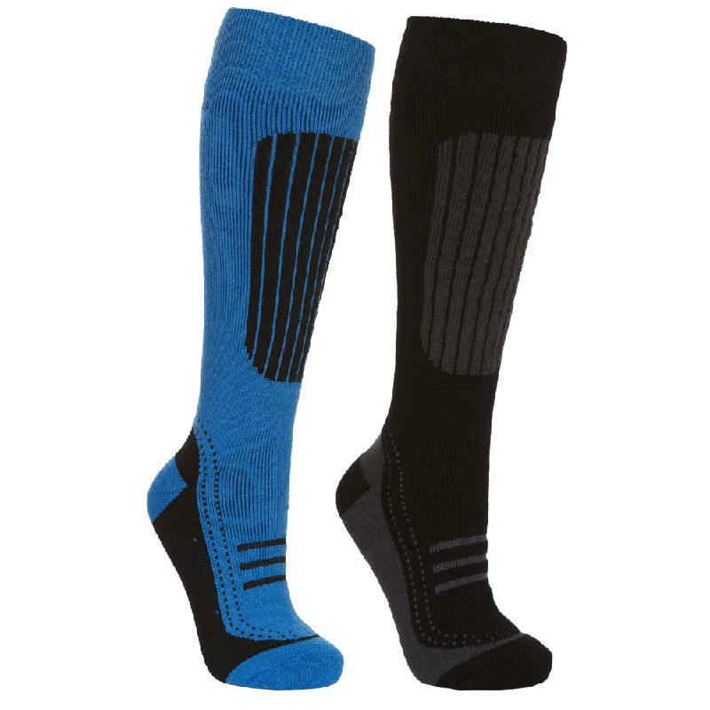 Trespass Langdon II Men's & Youth Comfort Ski Socks - Twin Pack