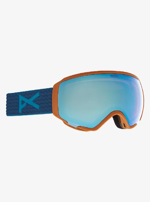 Anon WM1 Goggles & Spare Lens Womens 2022 Blue / Perceive Variable Blue Lens