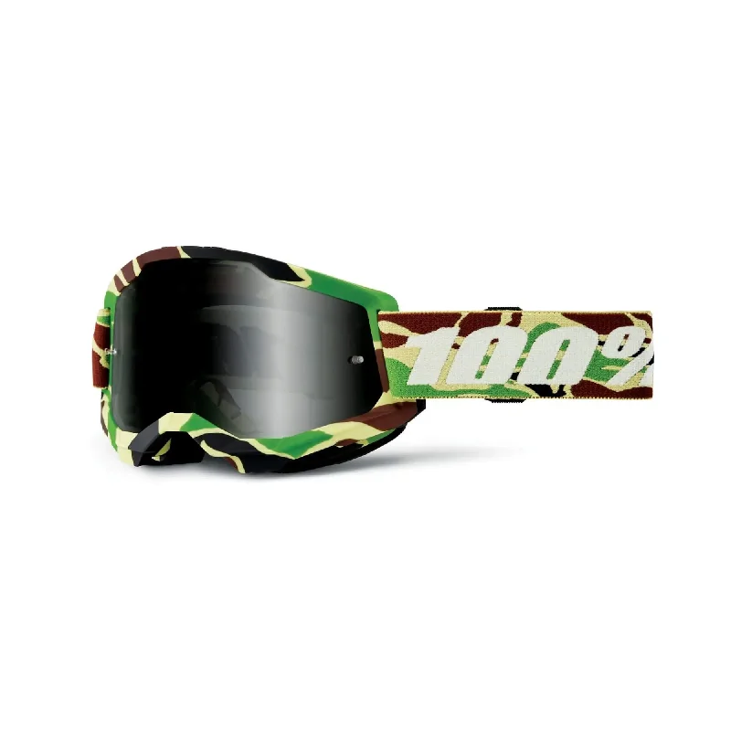 100% Strata 2 Sand Goggles War Camo / Smoke Lens