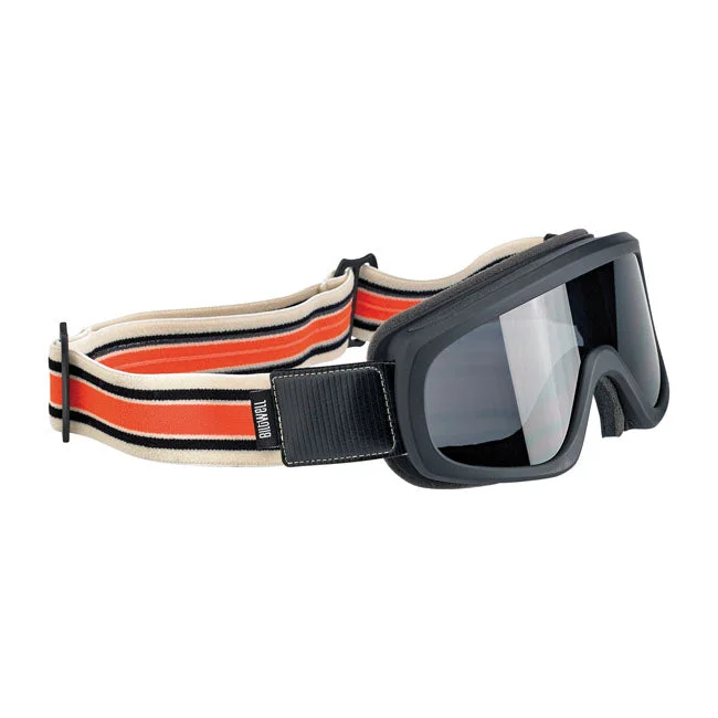 Biltwell Overland 2.0 Racer Goggles Black / Cream / Orange