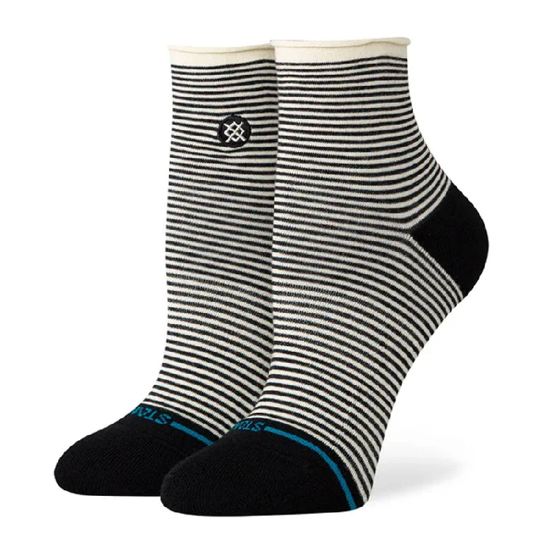 Stance Women's Skelter Quarter Sock Black