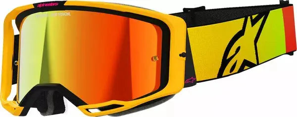 Alpinestars Vision 8 Corp Goggles Yellow / Pink / Mirror Red