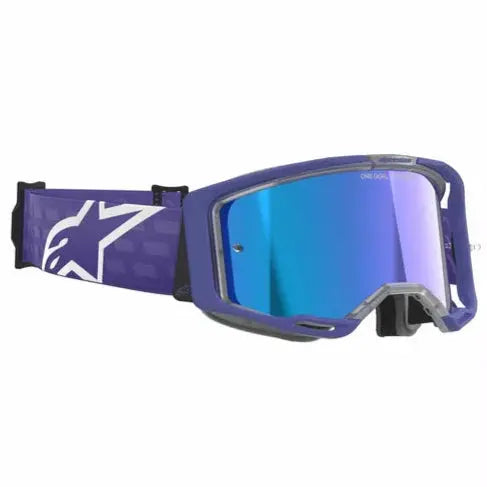 Alpinestars Vision 8 Corp Goggles Purple / Mirror Blue