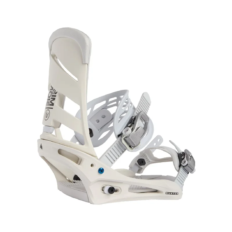 Burton Mission Re:Flex Snowboard Bindings 2025 - Stout White