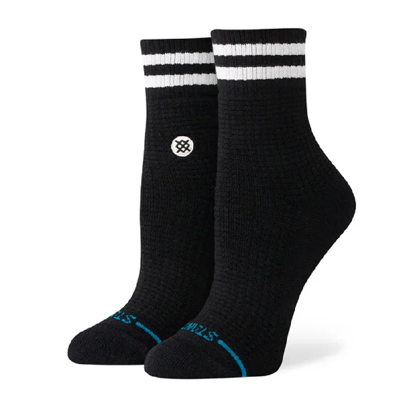 Stance Women's Waffles N Butter Quarter Sock Black