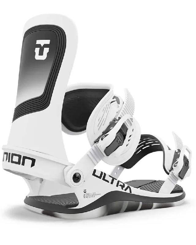 Ultra Snowboard Bindings - White 2025