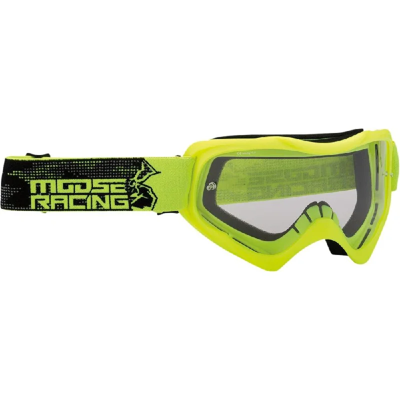 Moose Racing Qualifier Agroid Goggles Black / Hi-Viz Yellow