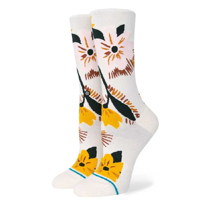 Stance Women's Thrive Crew Sock Off White