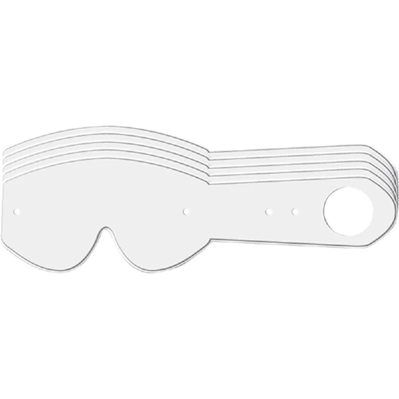 Pro Grip Vista Goggle Tear-Offs 10-Pieces Clear