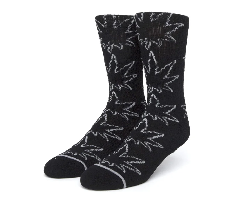 HUF Always Open PlantLife Sock Black