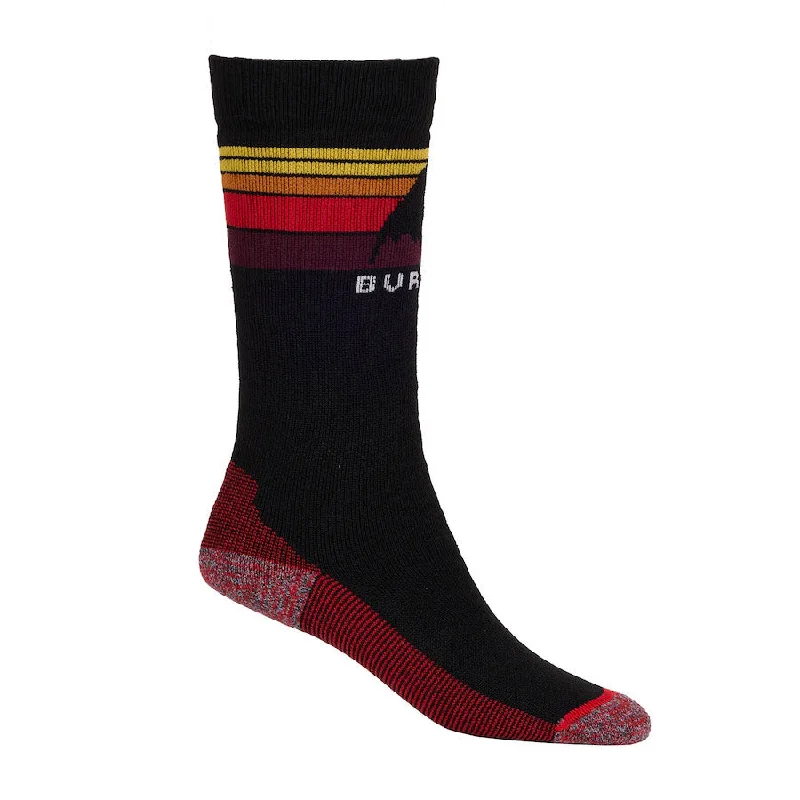 Burton Kids' Emblem Midweight Sock True Black 2025