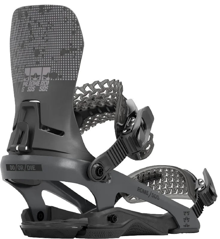 Rome D.O.D. Snowboard Bindings, L/XL (US 10.5-13), Black New 2025 Do or Die