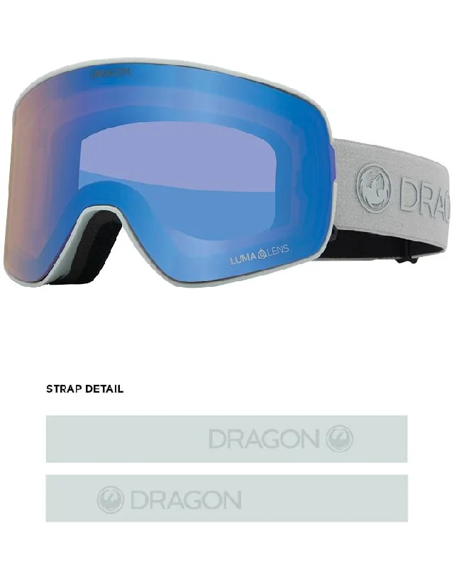 Dragon NFX2 Snow Goggles Salt / Lumalens Flash Blue + Spare Lens