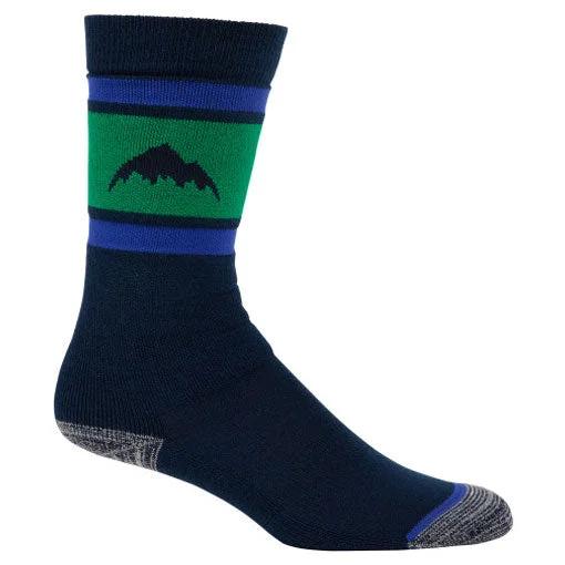 Burton Kids' Weekend Midweight Socks 2-Pack Galaxy Green 2024