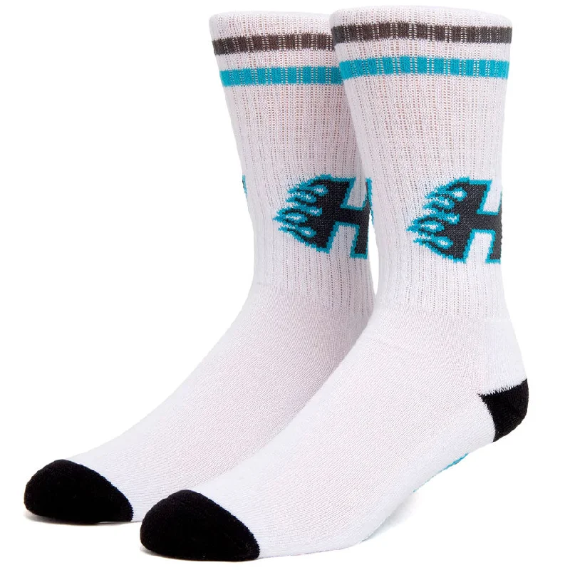 HUF Enforcer Sock White