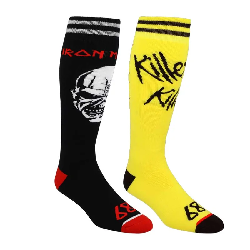 686 Mens Iron Maiden Sock 2-Pack Assorted 2025