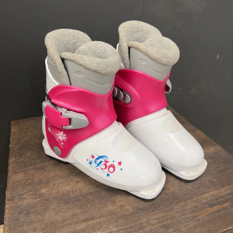 TechnoPro - G30 Downhill Ski Boots -: white pink -children-20.5