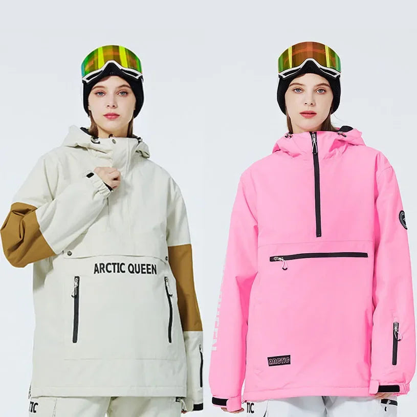 ARCTIC QUEEN Womens White Ski Jacket