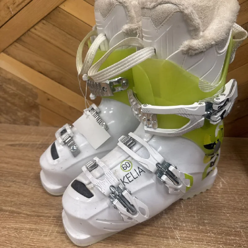 Rossignol - Kelia 60 Women's Downhill Ski Boots - MSRP $260: White/Green-women-22-23.5