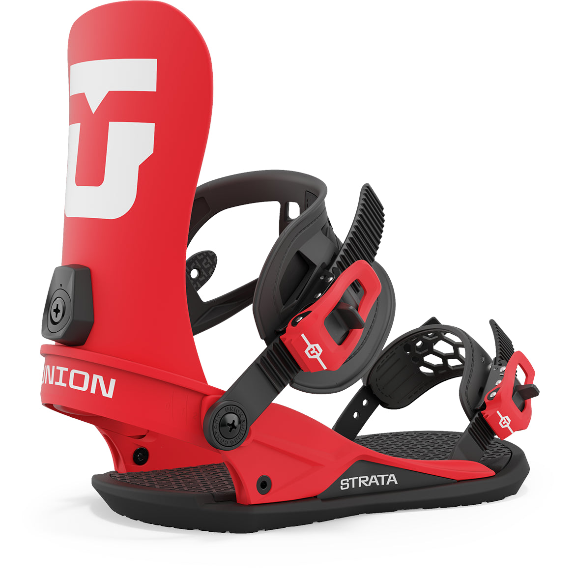 Union Strata Snowboard Bindings Mens Red