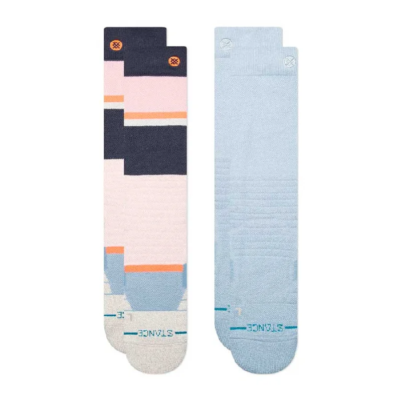 Stance Women's Powdered Mid Poly 2 Pack Sock Pinkfade 2025