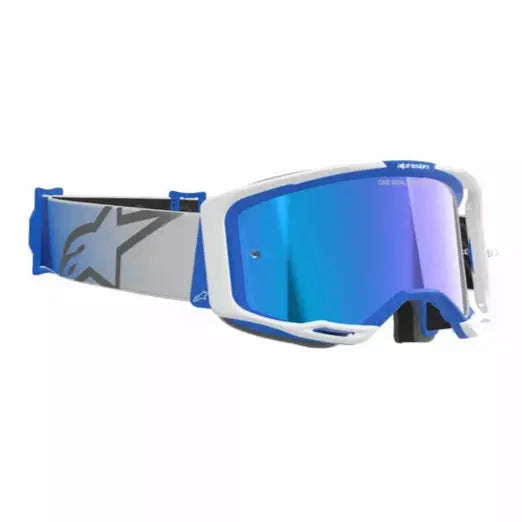 Alpinestars Vision 8 Corp Goggles Blue / White / Mirror Blue